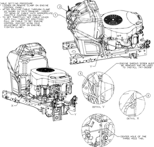 Cables Diagram and Parts List for XT2-LX46KH (13YQA1CT010)(2016) Cub Cadet Lawn Tractor